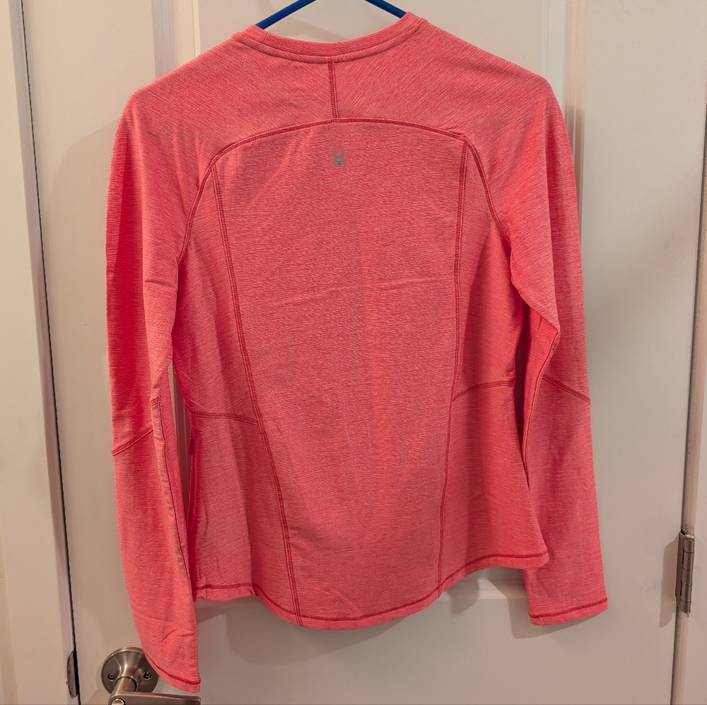 NWOT Lined Pink Spyder Long Sleeve - Picture 2 of 8